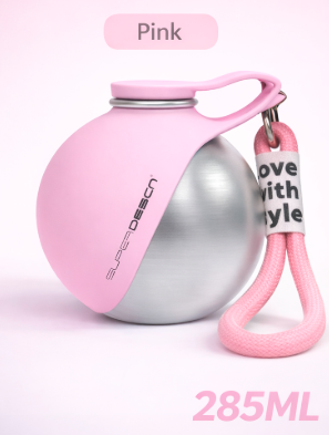 Portable Dog Water Bottle with Built-in Bowl